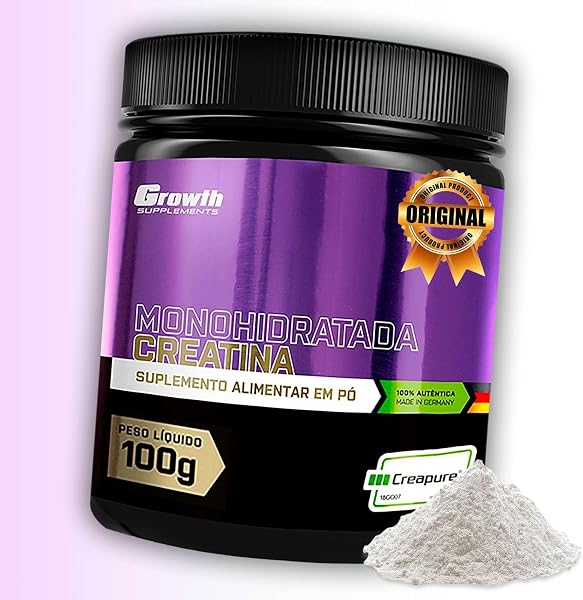 Creatina Monohidratada Creapure Growth Supplements