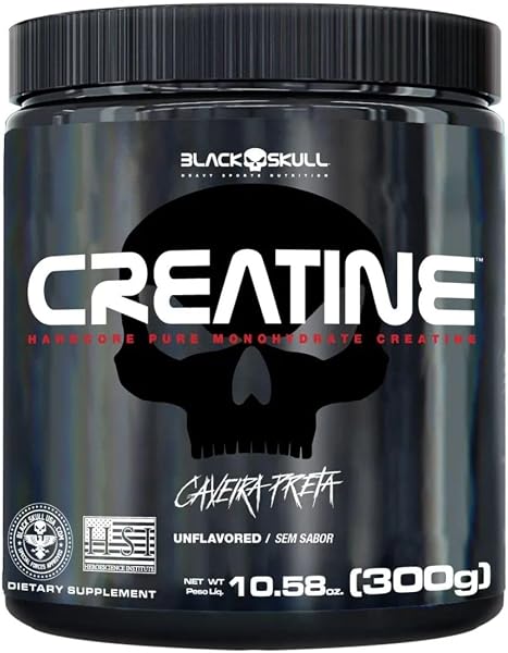 Creatina Pura Black Skull